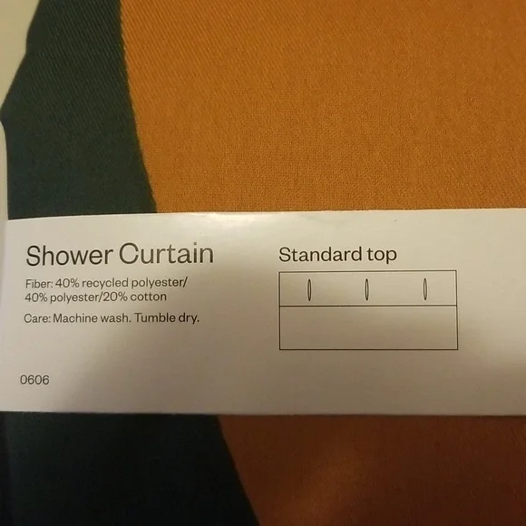 Room Essentials Shower Curtain - Picture 4 of 5